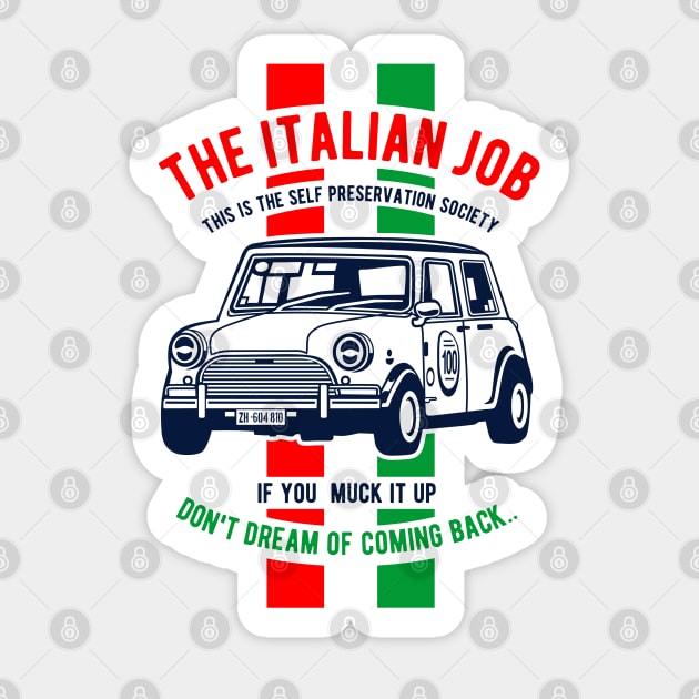 The italian Job Sticker by OniSide